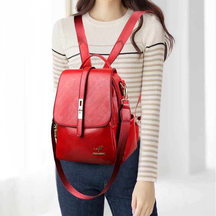 Stylish and Simple Women's Large-capacity Backpack