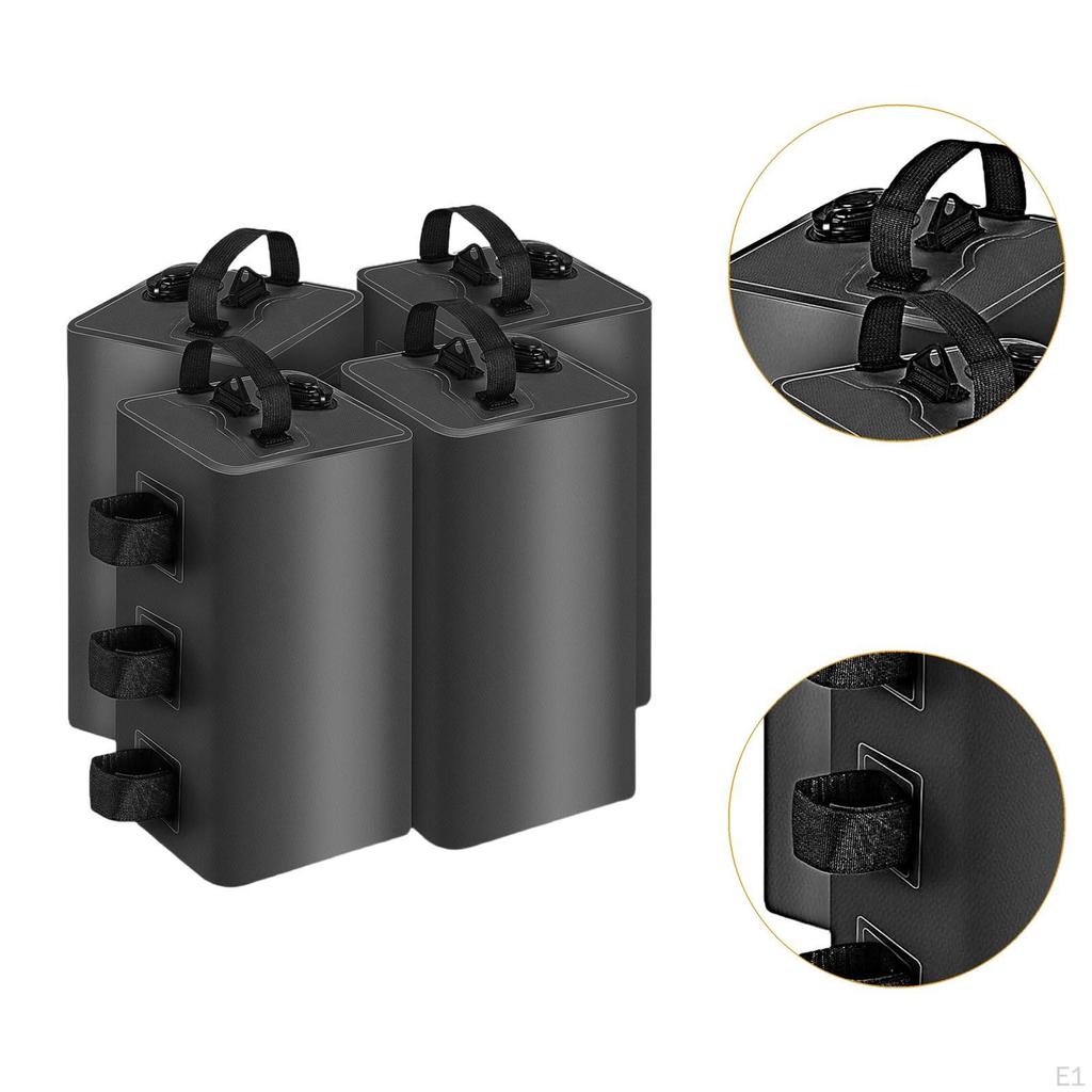 4 Pieces Canopy Weight Bags Tent Water Waterproof Practical Easy To Use