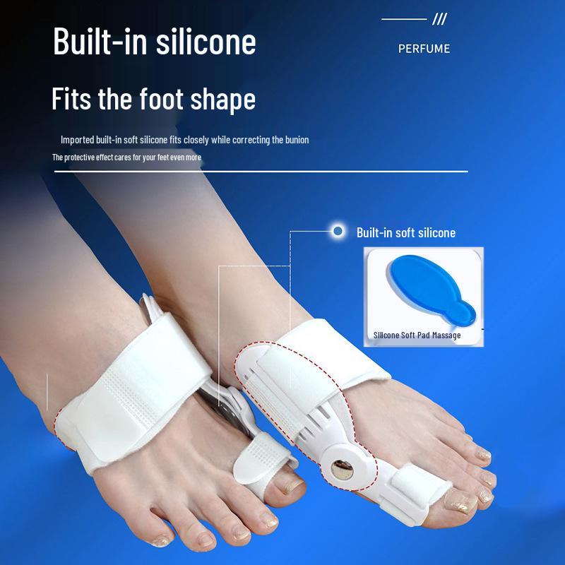 Silicone Bunion & Toe Separator Pad for Night Use