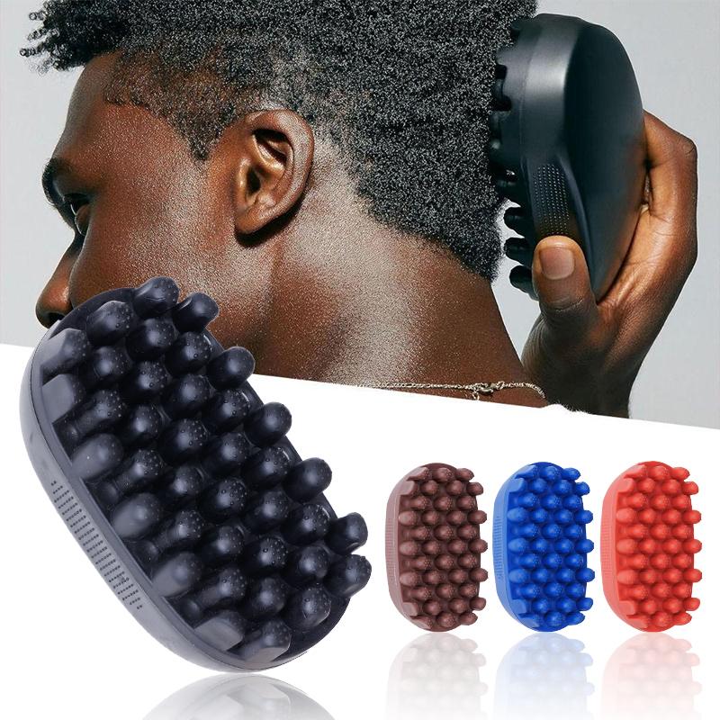 WANMEI Silicone Magic Twist Hair Brush Portable Easy-Rinse Durable Unisex Hair Comb for Normal Hair-Styling Accessory for Curly