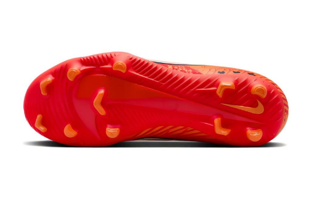 Nike Jr. Mercurial Superfly 9 Club Slip Resistant Abrasion Resistant Mid Top Kids' Soccer Shoes Red Teenagers FJ0351-600