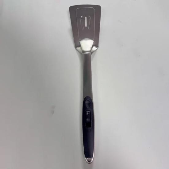 Anti-Scald Spatula Tongs Stainless Steel Food Shovel Clamp 2-in-1 Sliding
