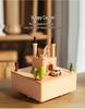 Christmas Festival Wooden Music Box: Creative Children's Toy and Home Decoration Craft, Perfect Birthday Gift