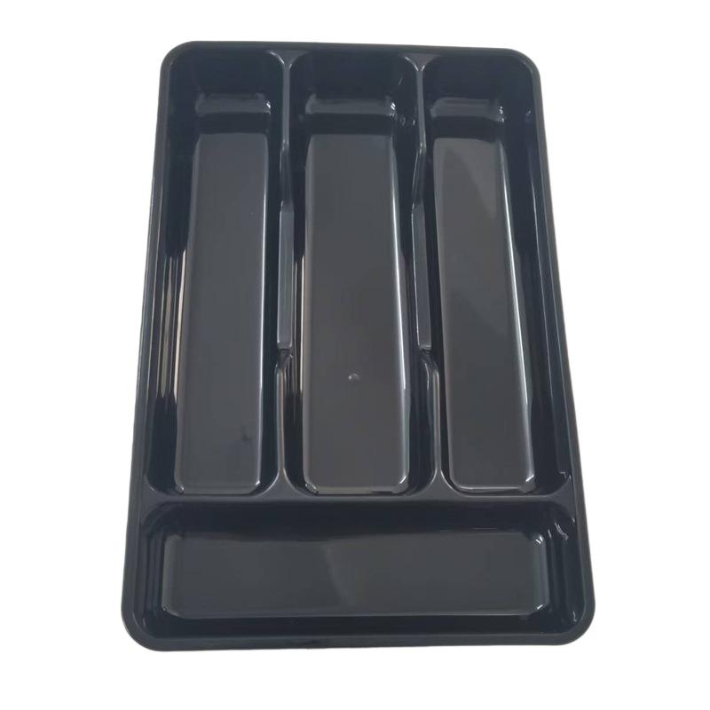 Kitchen Drawer Organizer Adjustable Divider Storage Box for Utensils Cutlery Knife Fork Spoon Chopsticks Cabinet Built In Tray