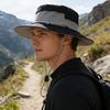 Hat Adjustable Size Waterproof Outdoor Sun Protection Hat with Windproof Buckle Patchwork