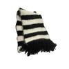 Korean Quality Striped Tassel Fashion Scarf Autumn and Winter All Match Warm Knitted Imitation Cashmere Scarf