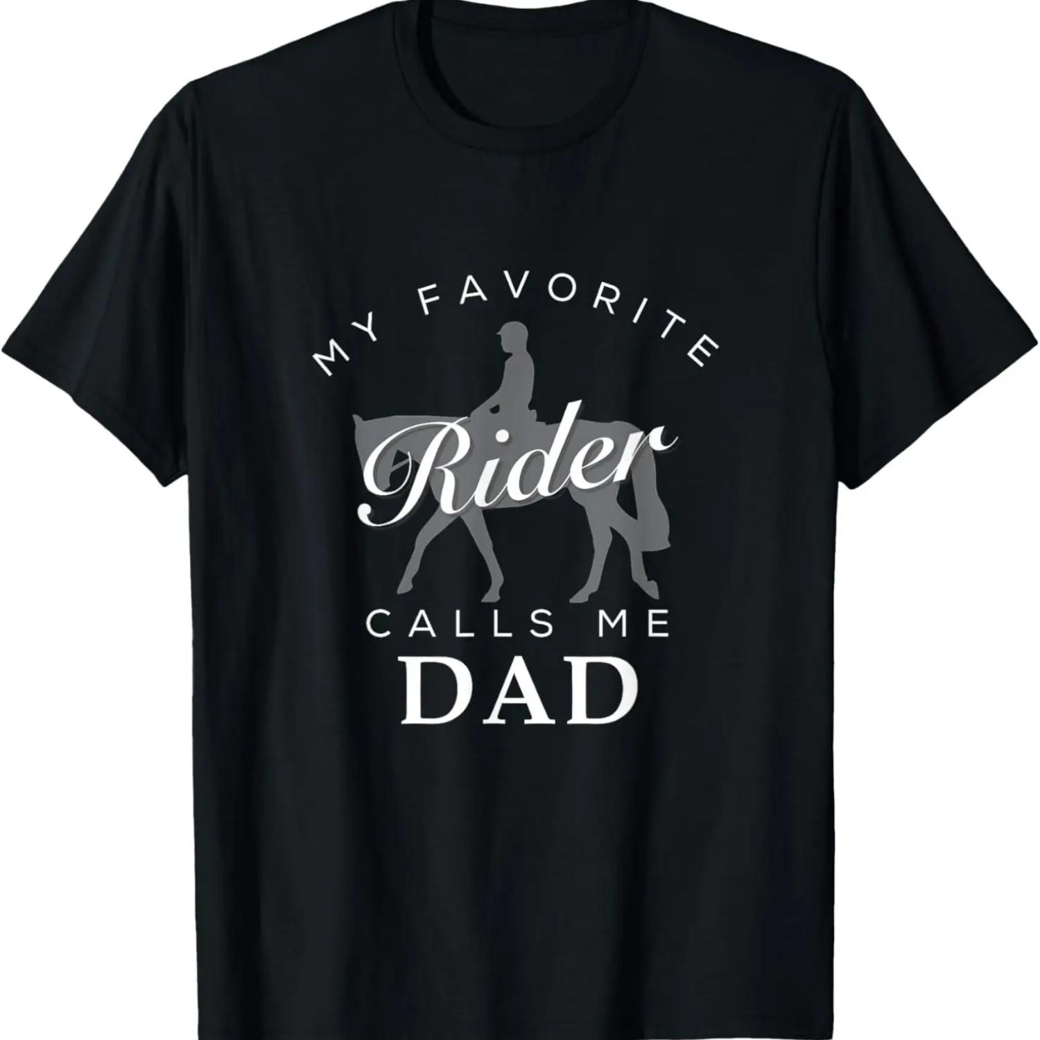 

Рубашка для верховой езды для отца и дочери, сына, для мужчин, на день рождения XXXXXL чёрный