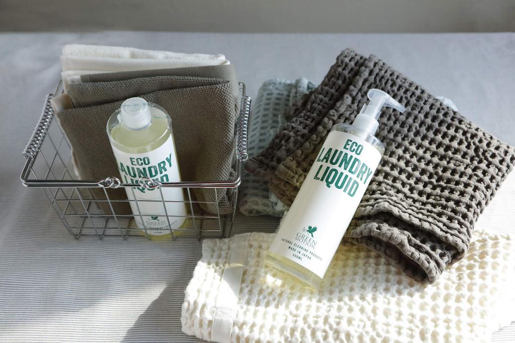 GREEN MOTION Eco Laundry Detergent Liquid Refill 500ml Japanese-Made