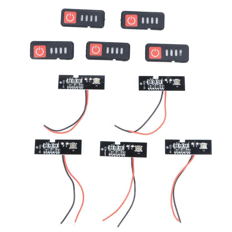 Digital Battery Capacity Indicator Module 5S 18V 21V LED Display Easy to Install for E-bike Lithium Battery Status Monitor