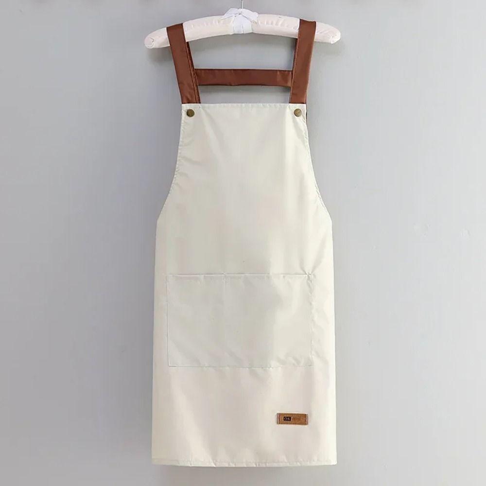 1Pcs with Pockets Kitchen Cooking Apron Oil-proof Work Uniform  for Hotel Resturant Coffee Shop