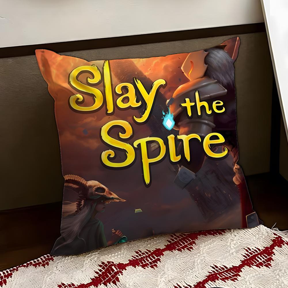 Housse de coussin Slay the Spire Réversible Douce Durable Housse d'oreiller Maison Voiture Utilisation Multi-Scène pour le Confort Quotidien