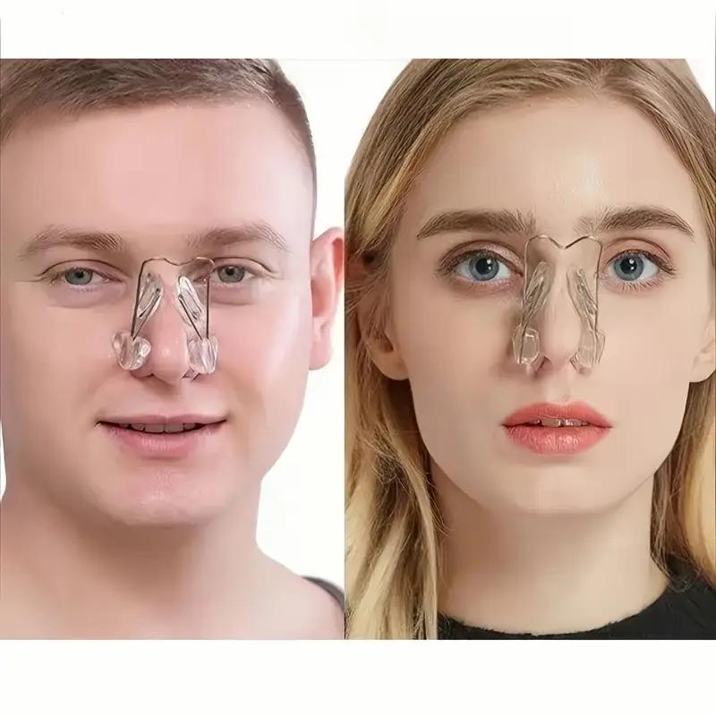 1PCS Transparent Nose Shape Corrector Nose Clip Nose Heightener To Reduce Nose Wings and Straighten Nose Bridge Clip Nose Straightener Corrector