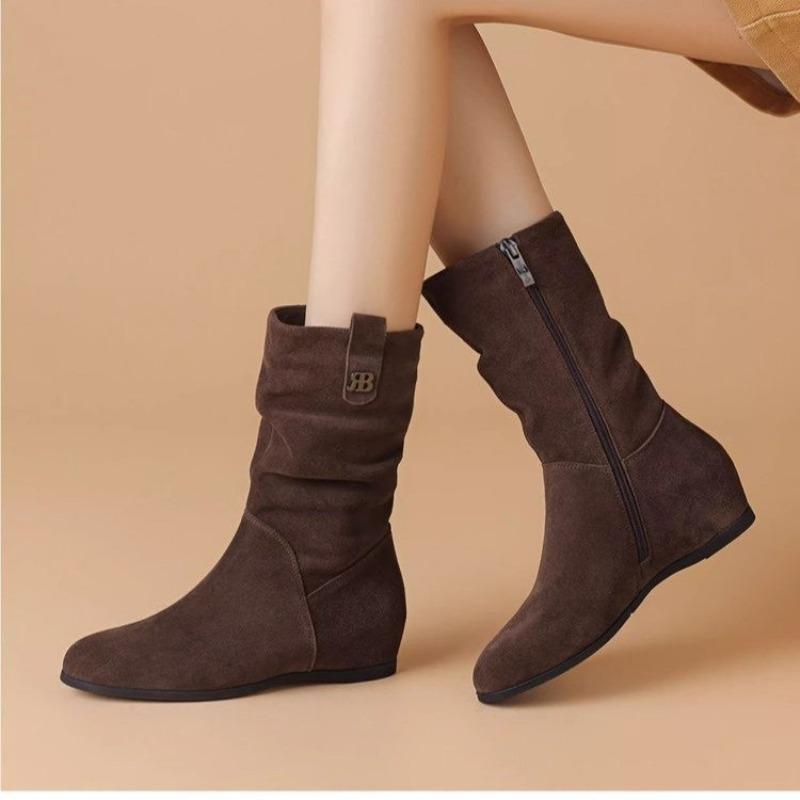 Leisure Boots - New Arrivals for Autumn and Winter, Versatile Women's Shoes, High-cuffed Boots
