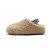 Ruizu Kids' Furry Cork Cotton Warm Velvet Sandals - Boys' and Girls' Fleece Plus Cotton Sandals