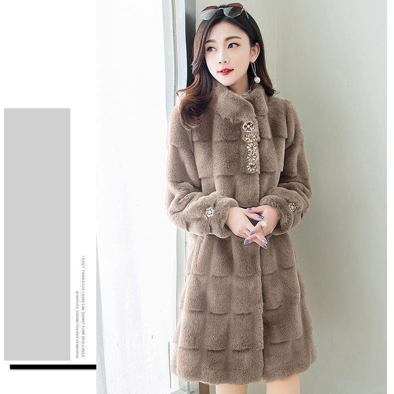 

Пальто женское из искусственного норкового бархата Пальто женское из искусственного норкового меха женское пальто женский тренчкот женский утепленный осенне-зимняя женская одежда Другое M 90-115