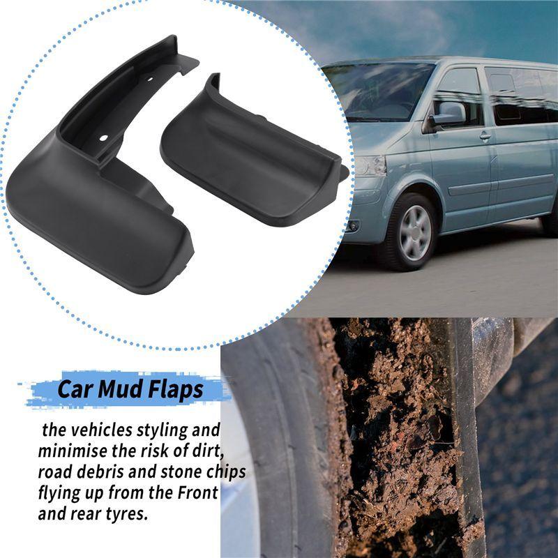 Durable-For Transporter T5 T6 Caravelle For Multivan 2008-2018 Car Fender Mud Guard Splash Flaps Mudguards