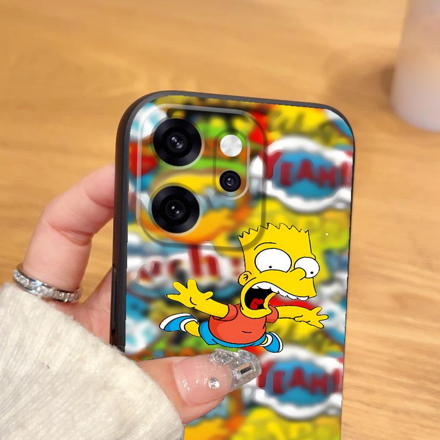 Case for Oppo A83 A76 F9 F11 F29 A74 A78 A84 A98 A96 A93 Reno 4F 5 6 7 8 10 11 14 Phone Cover The S-simpsons Cartoon