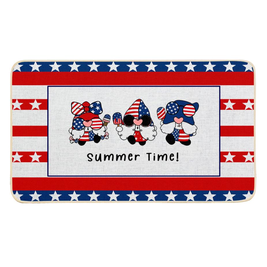 Cross Border Linen Floor Mat, Door Mat, Kitchen Carpet, Bedroom Non-slip Rubber, Household Floor Mat, Bathroom Mat, Outdoor Floor Mat