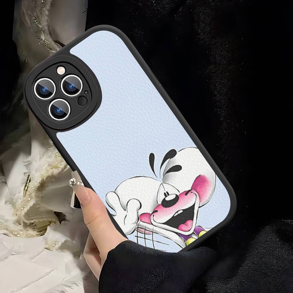 Anime Cartoon D-DiddlS Phone Case For IPhone 16 15 14 11 12 13 Pro Max Plus Back Leather Shell