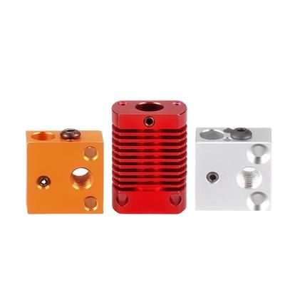 CR10 Red Metal Extruder Heat Sink & Heating Block for 3D Printer DIY Accessories