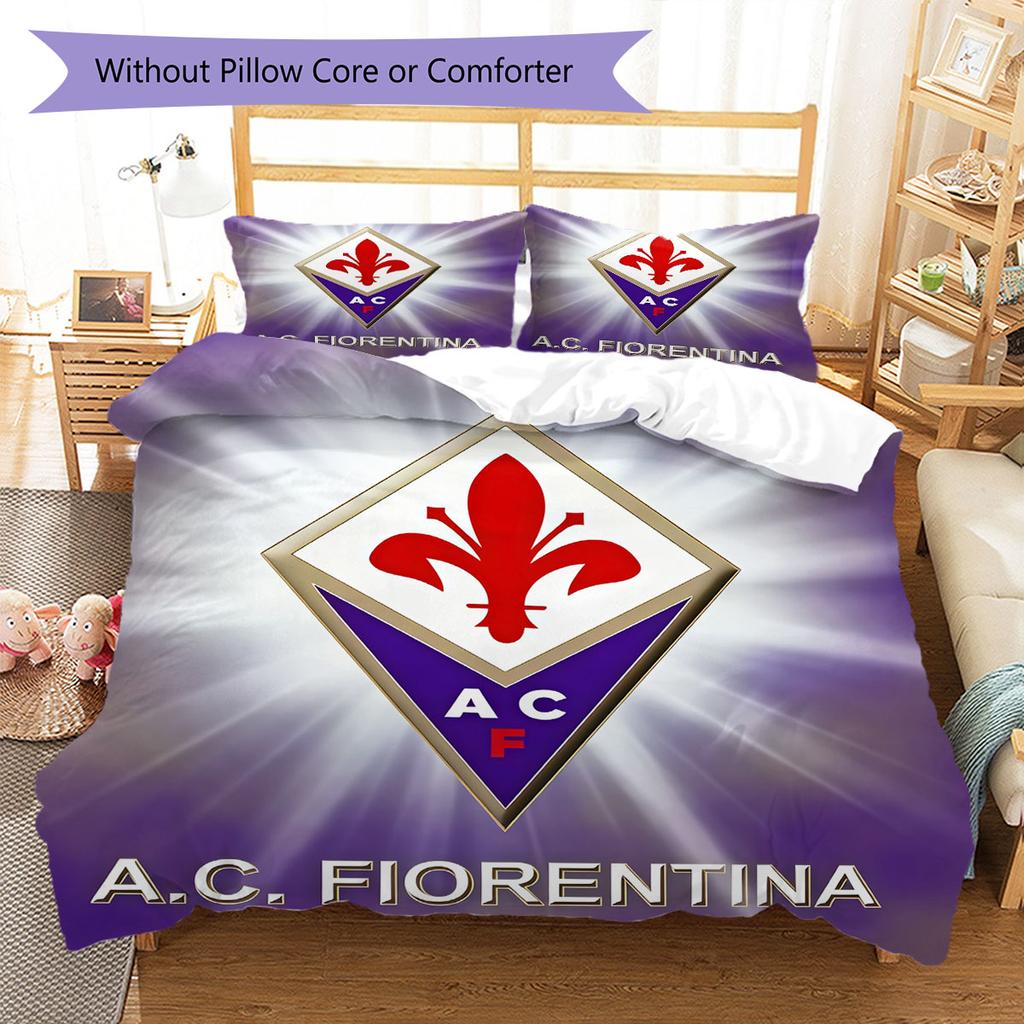 Fiorentina Bettwäsche Steppdecke Set Bettbezug Kissenbezug Heimdekoration Geburtstagsgeschenk (1 Bettbezug + 2 Kissenbezüge, ohne Füllung)