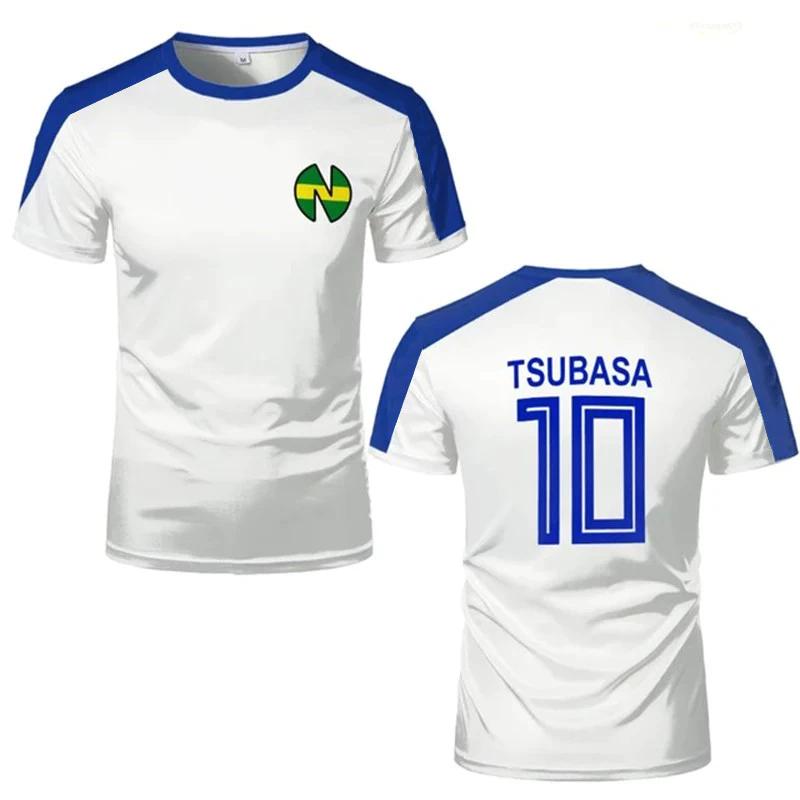 

T-Shirt Tsubasa Hutton Atom Japan Cartoon Animation Anime Football Soccer Jersey Print Sport Vintage Short Sleeve Uniform Cosplay Unisex Men Women S