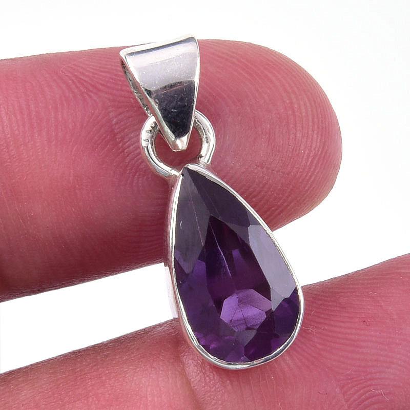 

Подвеска из натурального александрита из стерлингового серебра 925 пробы 1 дюйм e3V29