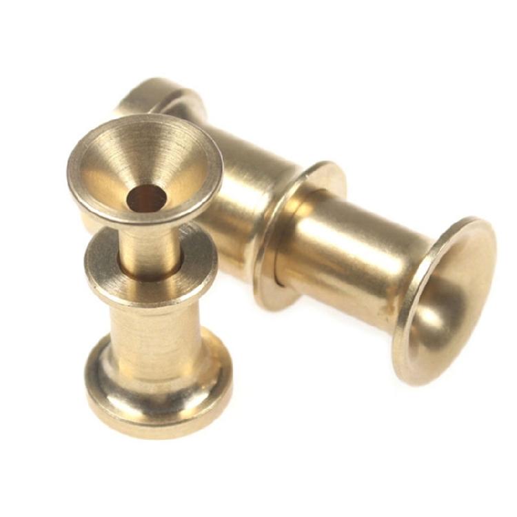 Brass Hair Stacker Fly Tying Tool Replacement Detachable Fishing Hair Stacker Fly Making Fishing Tool Easy to Use