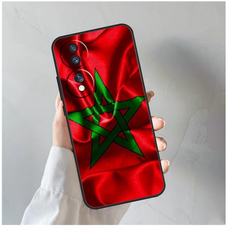 Morocco Moroccan Flag For Honor Magic 7 Lite 6 5 8 Pro Case For Honor X9d X9b X9c X9a X8c X8b 200 400 50 70 Win RT