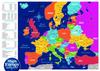 Europakarte Rubbellos Produkt aus Polen Europa