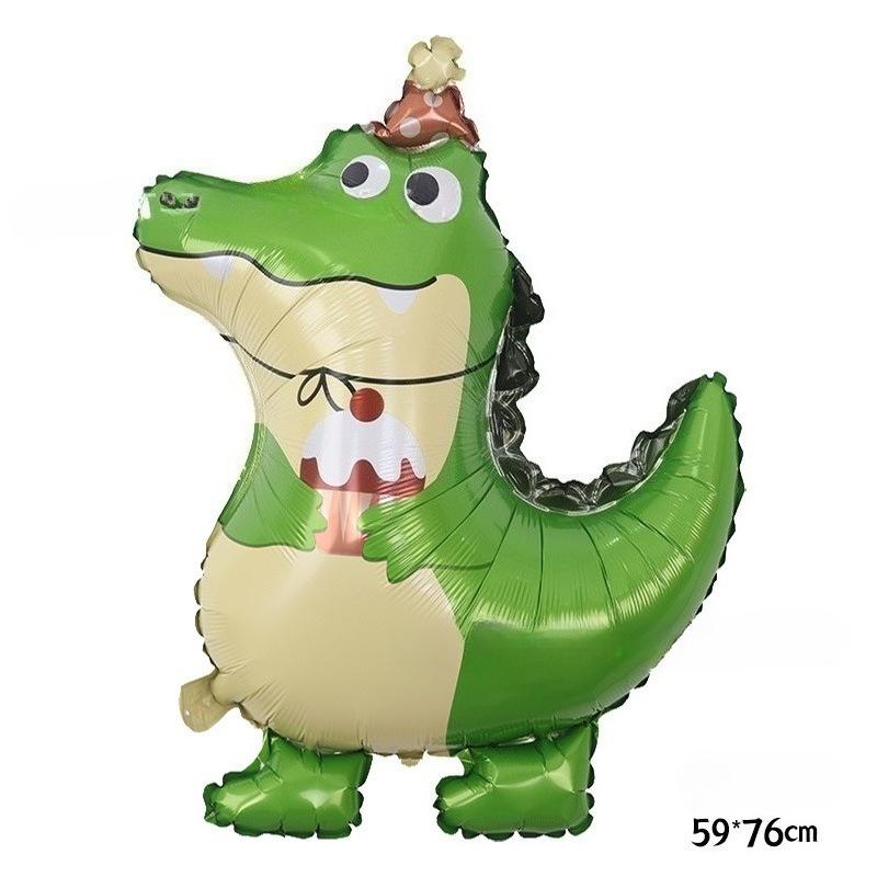 Cartoon zwierząt balon foliowy motyl dinozaur balony z helem dla dziecka dekoracje na przyjęcie urodzinowe dla dzieci
