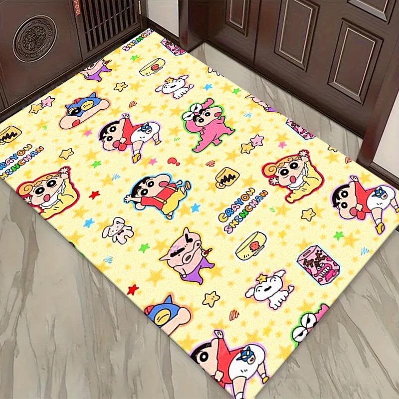 Anime Crayonshinchan Carpet Rug for Living Room Bedroom Home Sofa Decoration,Kids Play Non-slip Floor Mat