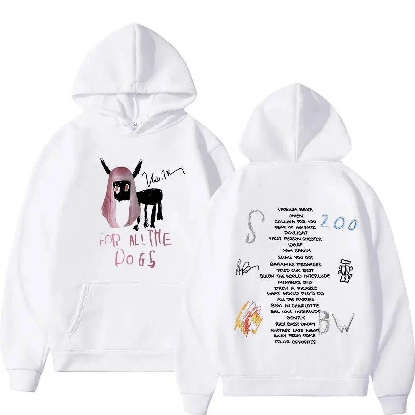 Nový Rapper Drake pro všechny The Dogs Mikiny s kapucí Letter print Unisex ženy Hip Hop Y2K Mikina s kapucí Mikiny s kapucí Pulovry Unisex oblečení