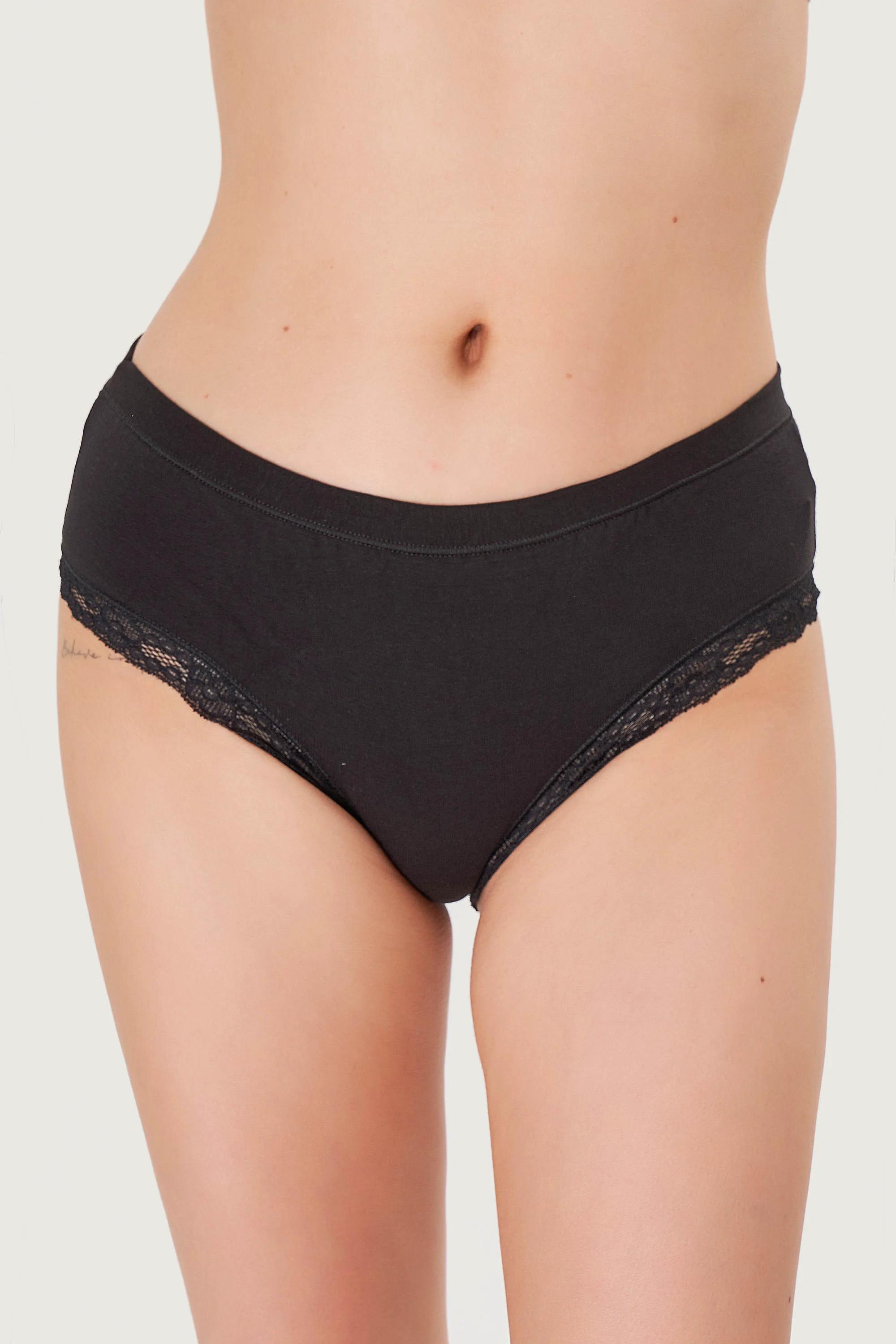 

Трусики-шортики Snelly (80141) 4(L) прозорий колір чорний