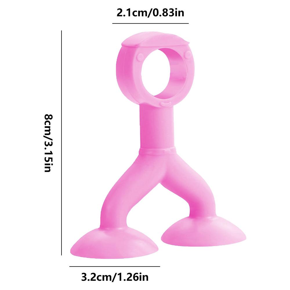 

Anti Collision Silicone Door Bumper Door Protector Bumper Punch-Free SSilicone Anti-Collision Door Stopper For Offices Bedrooms розовый