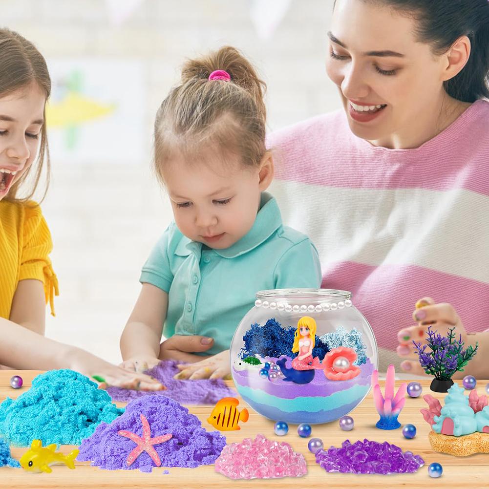 Light Up Terrarium Kit Terrarium Craft Kit with Remote Control Creative Educational Toy Multi-Function DIY for Kids Ages 5-12