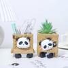 Panda in Box Theme Mini Flower Pot, Perfect Indoor Planters for Mini Succulents & Cacti, Cute Desk Pots for Home Decor