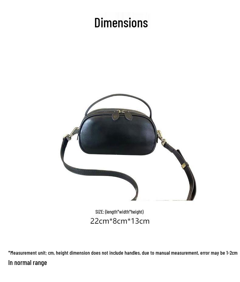 Luxury Women's Genuine Leather Crossbody Handbag - Versatile Mini Cowhide Design