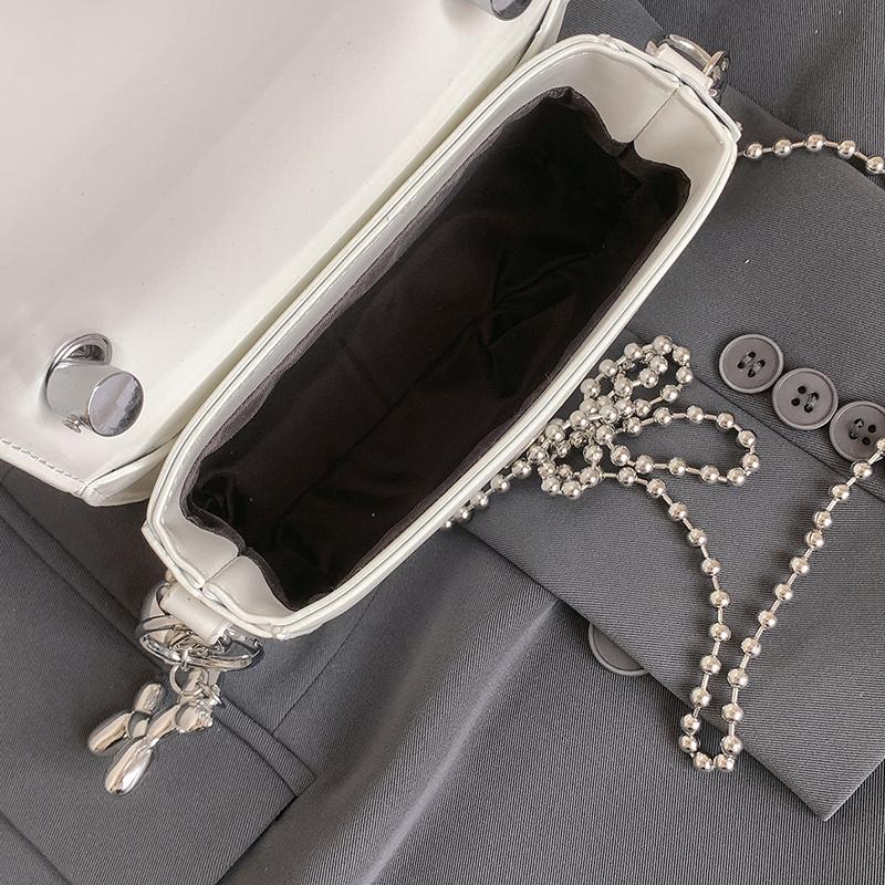 Exquisite fashion beaded handbag bag women's new foreign style versatile solid color shoulder bag high texture trend messenger bag