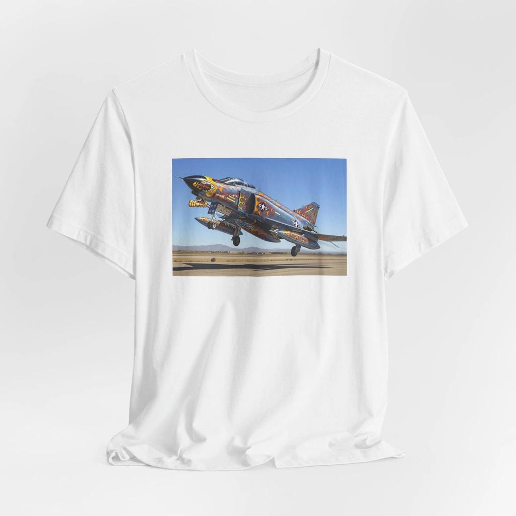 Vintage Fighter Jet T-Shirt, Aeronautics Tee, Unisex Graphic Tee, Airplane