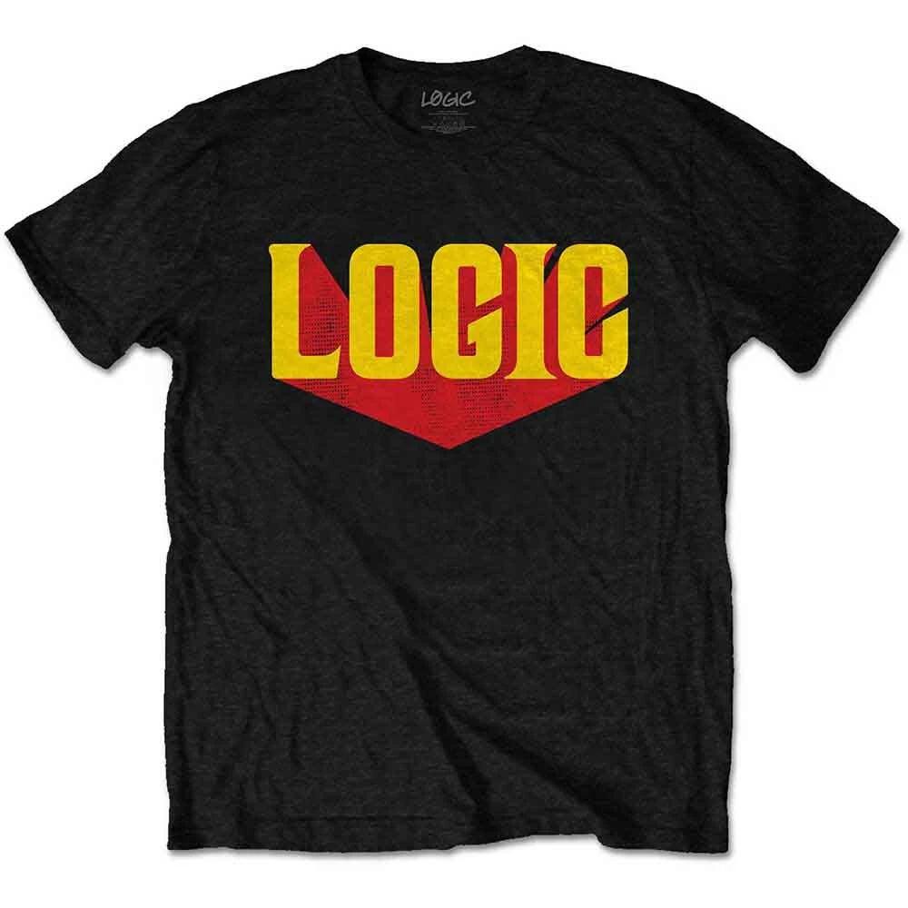 Logic Logo T-Shirt Black New L