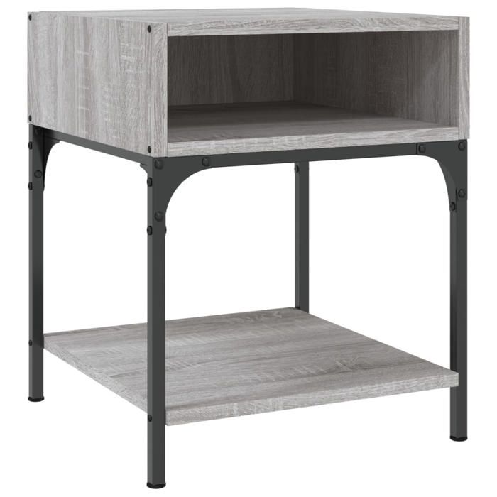 Maison Exclusive - Tables de chevet 2 pcs sonoma gris 40x41x50 cm bois ingénierie
