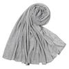 Solid Color Mercerized Cotton Women's Scarf - Spring/Summer, High-Quality, Elastic, Breathable, Indian-Style, Sweat-Wicking, BS82