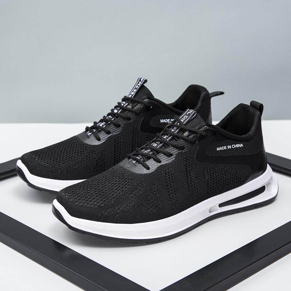 

Новые мужские туфли, спортивная обувь, модная повседневная обувь, кроссовки, мужские дышащие сетчатые туфли с ворсом 39