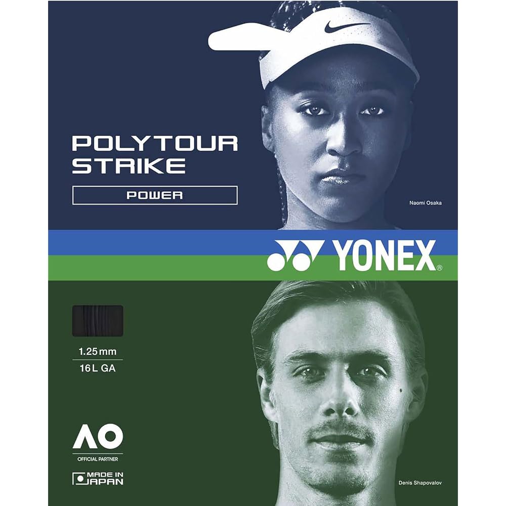 YONEX POLYTOUR STRIKE 130 Tennis String 130 12m Durable Polyester High Performance
