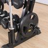 Home Triple-Layer Dumbbell Storage Rack - Multi-functional Vertical Gym Organizer