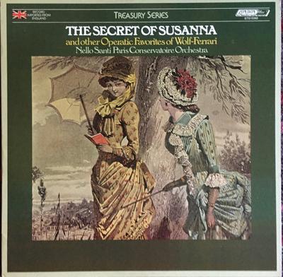 LP Schallplatte WOLF FERRARI NELLO SANTI PARIS CO Geheimnis der Susanna und andere Opern STS15362 LONDON 1976 US Klassik Gebraucht