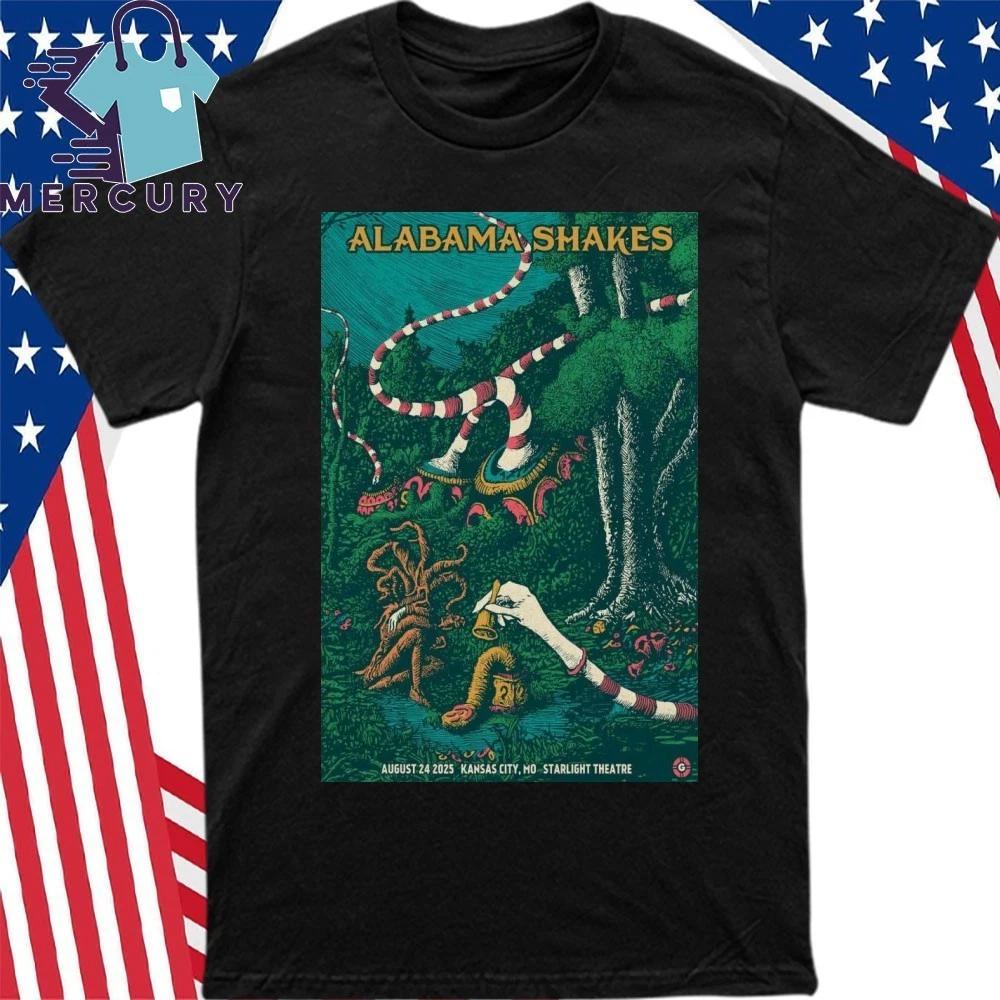 Alabama Shakes Aug 24 2025 Starlight Theatre In Kansas City MO Poster Shirt 3XL