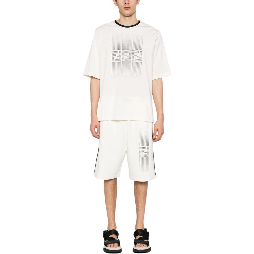FENDI FF-motif Cotton T-shirt FAF715AR5BF0-RQ0