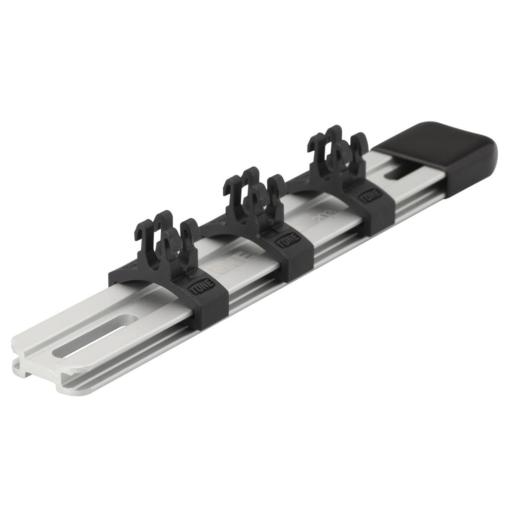 TONE Quick Fit Thin Long Wheel Nut Socket Set with Includes 3 Pieces Protector, HAPQF303LN, 9.5mm (3/8") Drive,